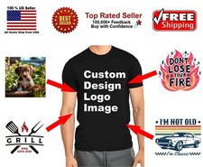 Custom T Shirts, Personalized T-shirt, Personalized Logo, Image, Photos, UNISEX