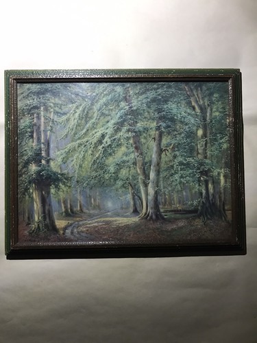 Antique wooden picture frame - wooden,