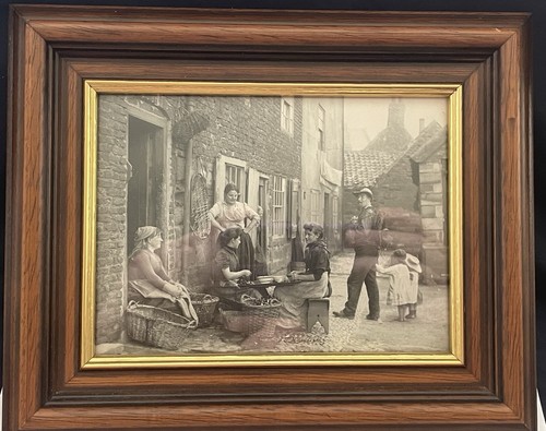 Framed photographic print - framed, by
