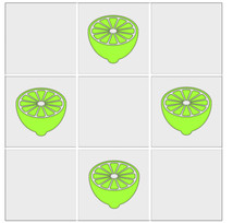 Lime fruit Vinyl Wall Tile