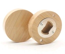 Flat wooden bottle opener, Magnetic DIY fridge magnet. UK Shipped. 