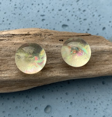 Sterling silver dichroic - dichroic, glass