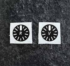 Delkim Txi-D Rx-D Ev-D Sticker Labels - Genuine R / V Decal Replacement