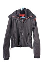 SUPERDRY JACKET 6UK WOMENS WINDCHEATER GREY BRAND NEW XS