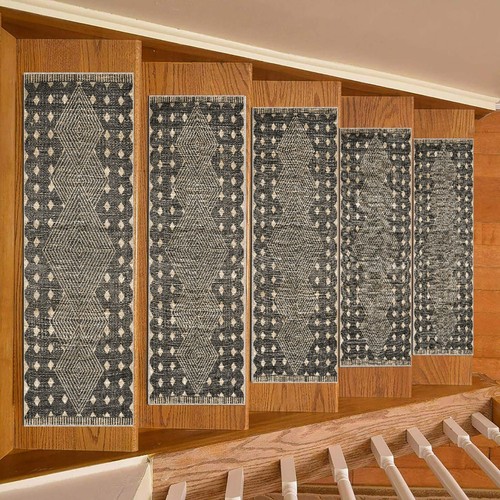 Traditional vintage step rugs - traditional,