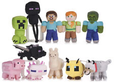 NEW OFFICIAL 12" MINECRAFT SOFT TOYS MINECRAFT MOVIE STEVE MOB AXOLOTL PLUSH