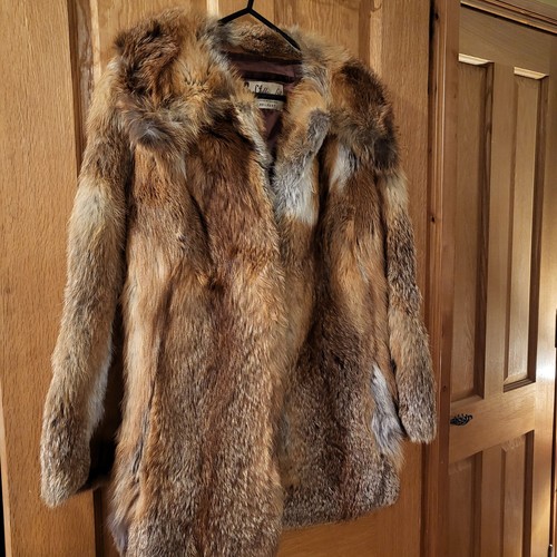 Vintage real red fox fur - real,