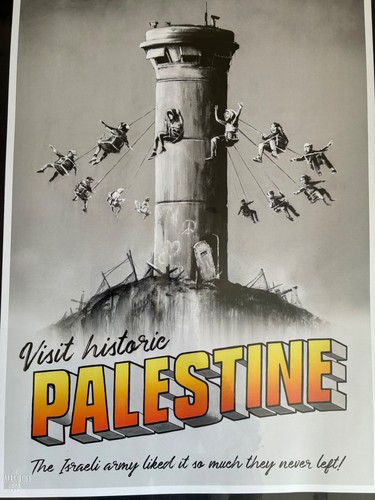 Banksy walled off hotel - banksy,