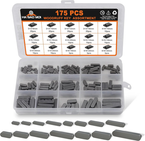 175pcs woodruff key stock - key,
