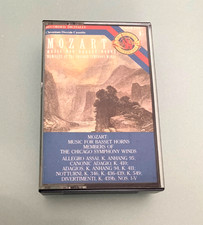 MOZART Music For Basset Horns CASSETTE Members Chicago Symphony Winds IMT39742