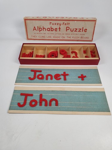 Vintage 1950s fuzzy felt - 1950s,