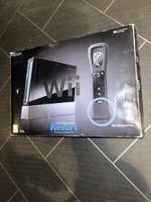 Nintendo Wii Black Console MotionPlus Wii Sports & Resort Pack Boxed w/Manuals