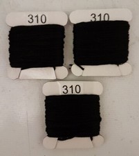 3 X 8 metres DMC Threads BLACK
