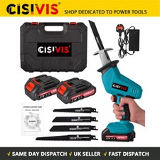 New Battery 21V Reciprocating Saw Cordless Hand Saw Electric Wood Metal Cutter
