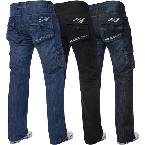 Kruze mens combat jeans cargo - mens,