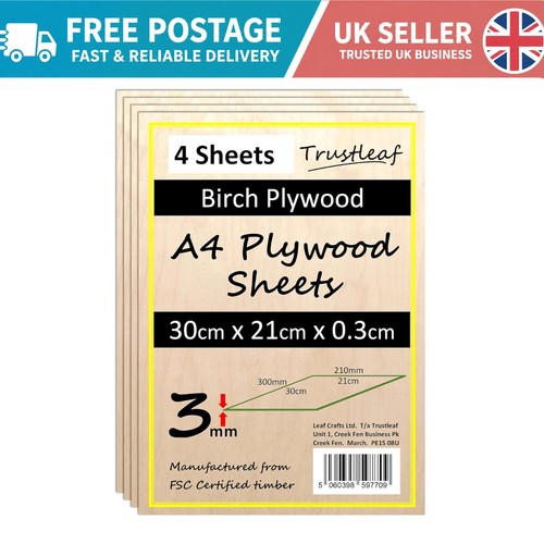 Craft ready 3mm birch plywood - craft-ready,