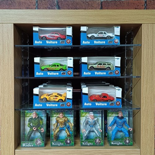 Acrylic shelf inserts with - inserts,