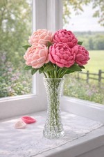 DK Knitting Pattern Only Peony