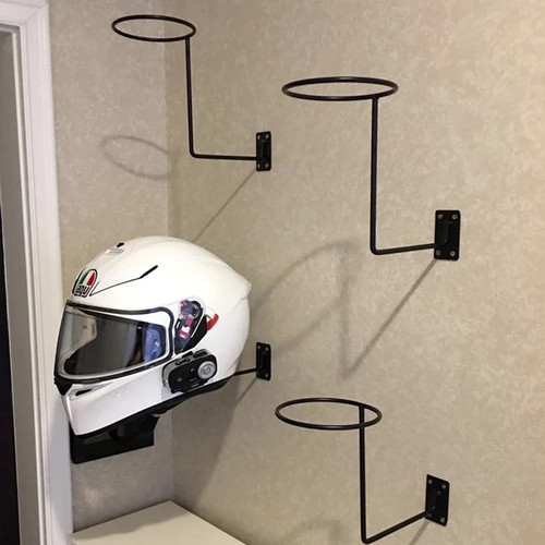 Motorcycle helmet rack holder - motorcycle,
