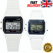 Classic F-91W White Watch