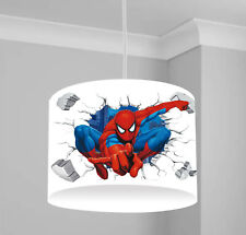 SPIDERMAN b CEILING DRUM LIGHT