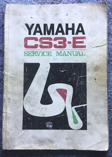 Yamaha cs3e factory service - yamaha,