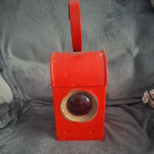 Vintage connaught railway lamp - vintage,