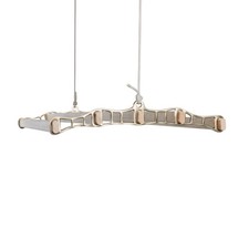 Indoor Pulley Clothes Dryer Airer Ceiling Hanging Polished Brass 5 Wooden Laths