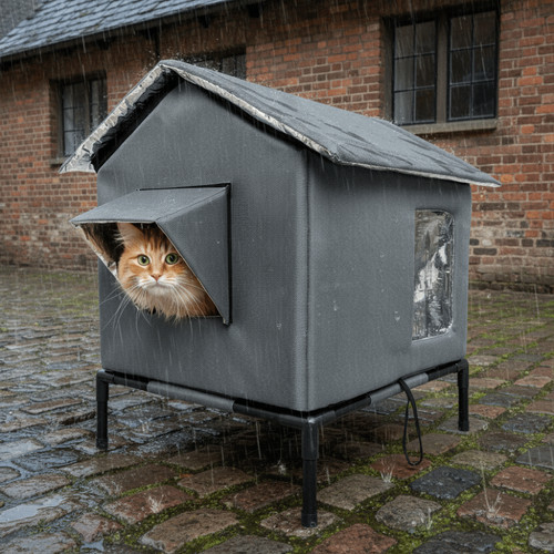 Outdoor cat shelter - shelter, waterproof