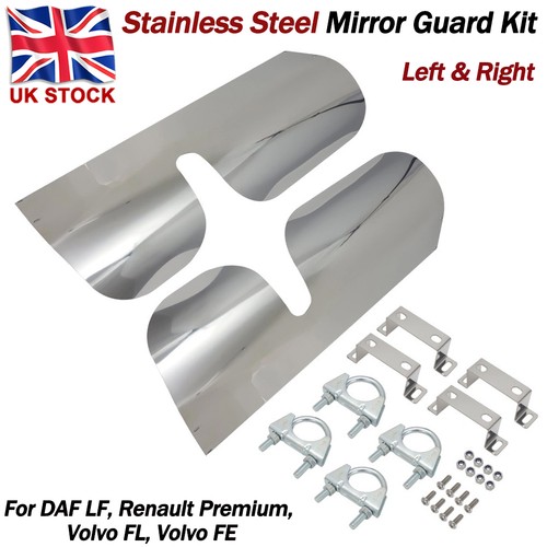 Pair stainless steel mirror - stainless,
