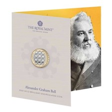 2022 UK £2 Commemorative Coin Alexander Graham Bell BU ( Blister)