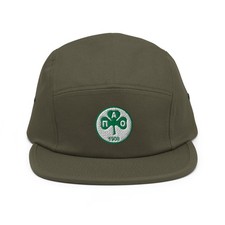 Panathinaikos FC Minimalist Design Embroidered 5-Panel Cap Soccer Football Cap