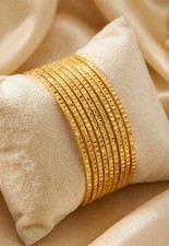 22k gold plated Indian bangles