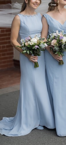 True bride blue bridesmaid - true,