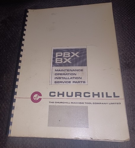 Churchill machine tool - churchill,
