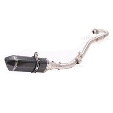 Full Exhaust System Muffler Link Pipe for Honda CRF150F CRF230F 2003-2015 Baffle