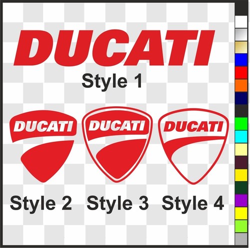 Ducati decals stickers 2 - stickers, x