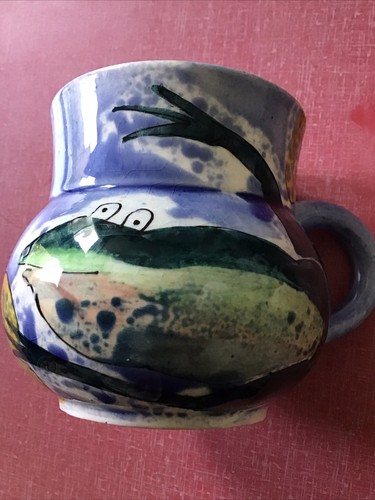 Hand made studio pottery mug - hand,