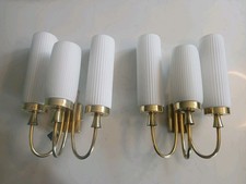 Pair Mid Century French Brass