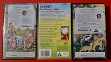 Rupert the Bear 3X Video  VHS