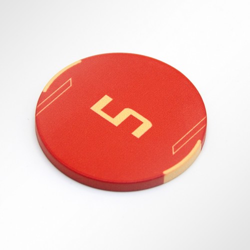 50pcs golden club - golden, ceramic