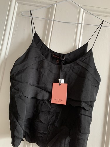 Kate moss topshop black cami - topshop,