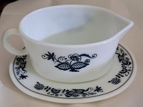 Vtg pyrex old town blue - vtg,