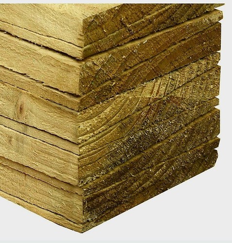 Feather edge fence cladding - edge,