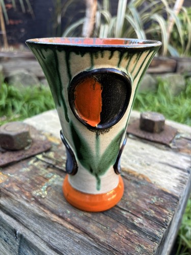 Goldscheider art deco vase - art,