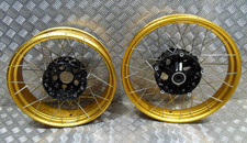 OEM BMW R1200 / R1250 GS / ADV GOLD Cross spoked Pair of wheel rims 2013 to 2024