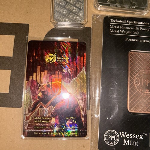 Gold silver copper - wessex, mint