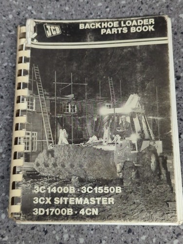 Jcb backhoe loader parts - loader, book