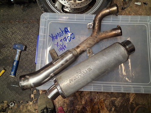 Yamaha xj900 exhaust silencer - xj900,