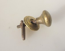 Victorian Brass Cabinet Knob Drawer Handle Pull Old Cupboard Antique Vintage
